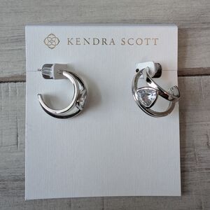 Kendra Scott Arden Silver Hoop Earrings